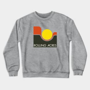 Rolling Acres Mall 70s Logo - Distressed Crewneck Sweatshirt